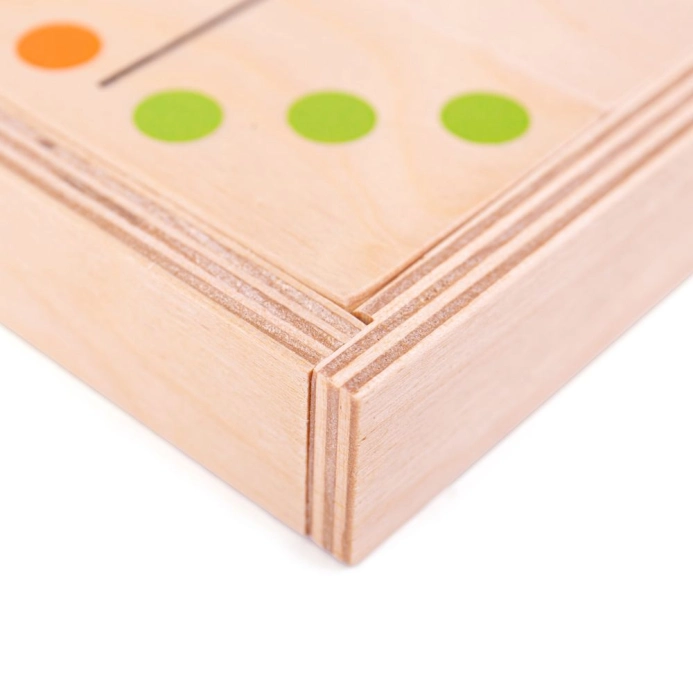 Bigjigs Toys Velké dřevěné domino - poškozený obal