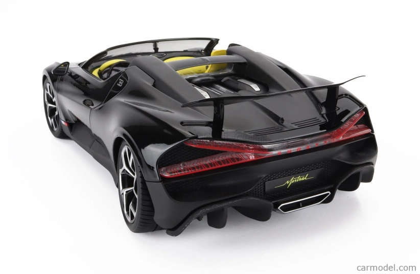 Bburago Bugatti W16 Mistral 2023 1:18 Black