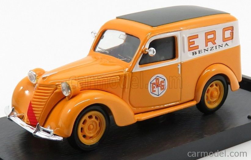 Brumm Fiat 1100 Van Furgone Erg 1950 1:43 Oranžová Bílá
