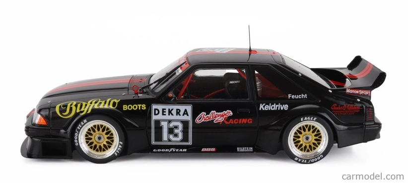 Werk83 Ford usa Mustang 5.0 N 13 Dtm Season 1994 Jurgen Feucht 1:18 Černá Červená