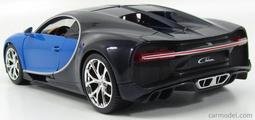 Bburago Plus Bugatti Chiron 1:18 modrá
