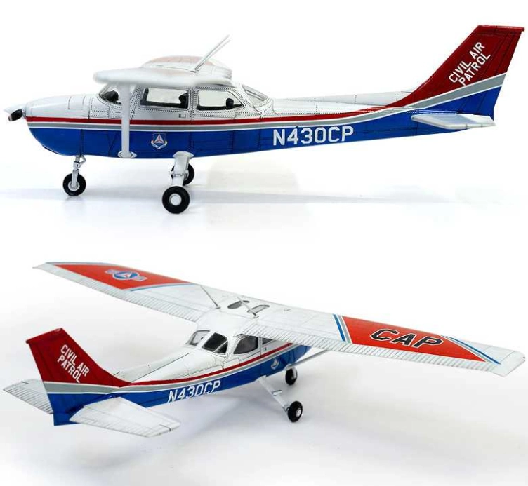Model Kit letadlo 12367 - CESSNA 172 SKYHAWK CIVIL AIR PATROL (1:48)