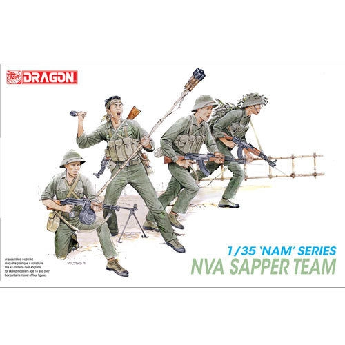 Model Kit figúrky 3308 - NVA SAPPER TEAM (1:35)