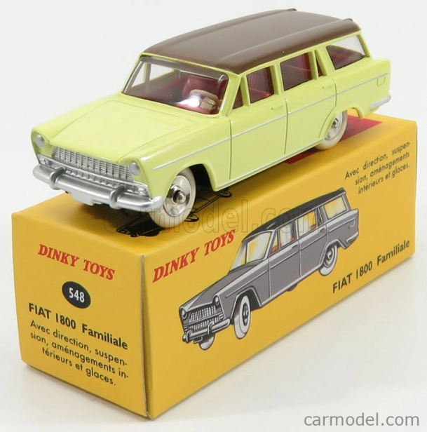 Edicola Fiat 1800 Familiare 1:43 Yellow Black