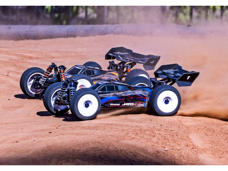 RC auto Traxxas Jato 1:8 4WD VXL-4S RTR, oranžová
