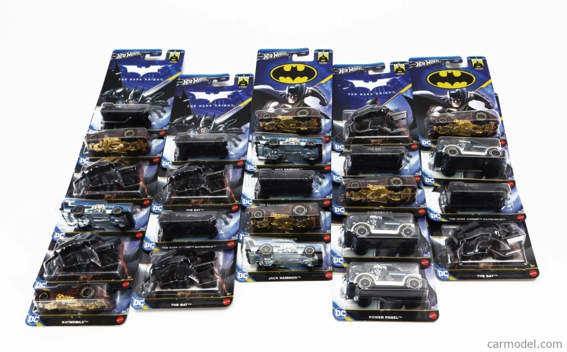 Mattel hot wheels Batman Set Assortment Batman 24 Pieces 1:64 Různé
