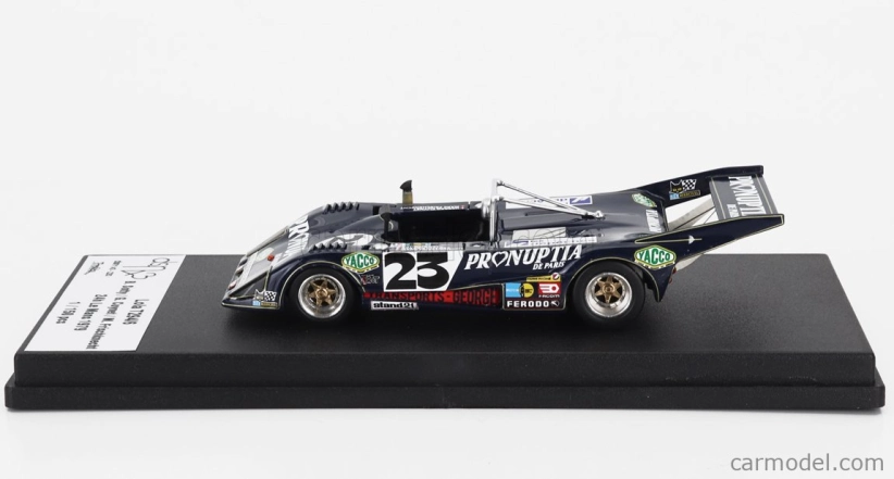 Trofeu Lola T296 2.0l S4 Team Pronuptia N 23 24h Le Mans 1979 Bruno Sotty - Gerard Cuynet - Marc Frischknecht 1:43 Černá Bílá