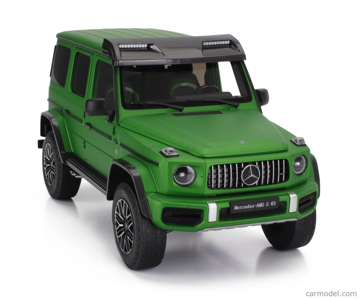 Almost-real Mercedes benz G-class G63 Amg (w463) 4x4 2023 1:18 Peklo Magno Zelená