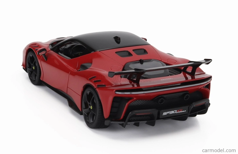 Bburago Ferrari Sf90 Xx Stradale 2024 1:18 Rosso Corsa – červená čierna