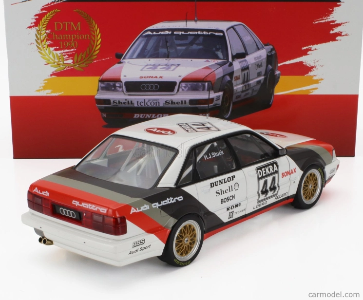 Werk83 Audi Quattro V8 Team Schmidt Motorsport Technik N 44 Winner Dtm Sezóna 1990 Hans Joachim Stuck 1:18 Biela Sivá Červená