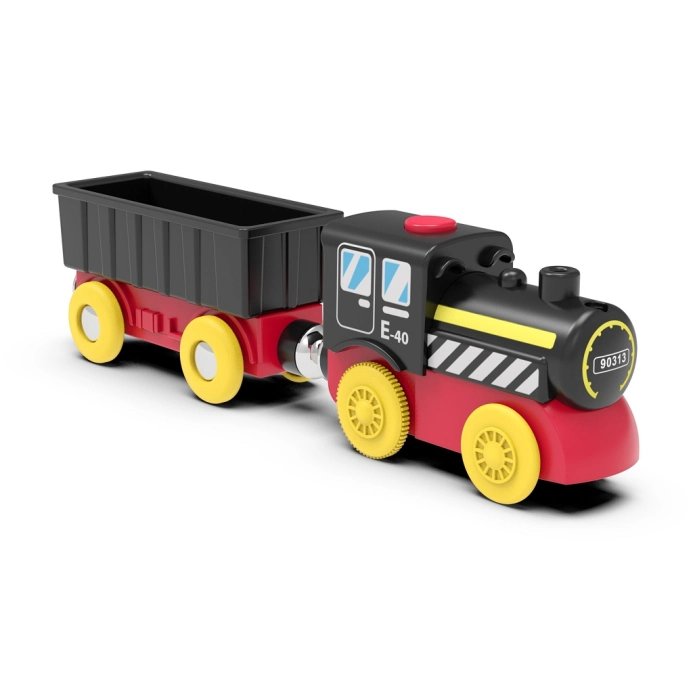 2Kids Toys Parní vlak na baterie s vagónem