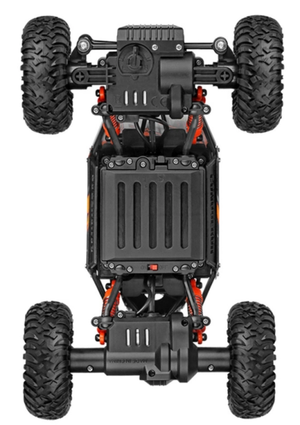 RC crawler Engine 1:18, oranžová