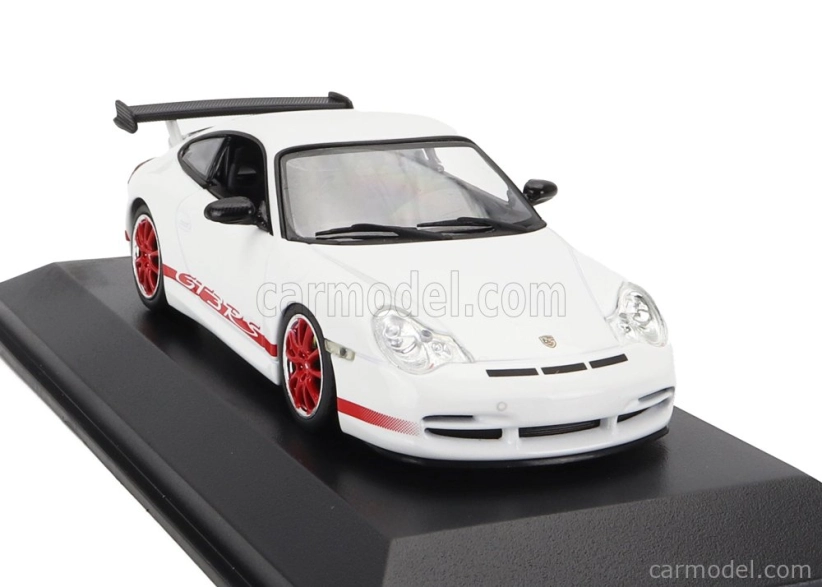 Minichamps Porsche 911 996 Gt3 Rs Coupe 2003 1:43 Bílá Červená