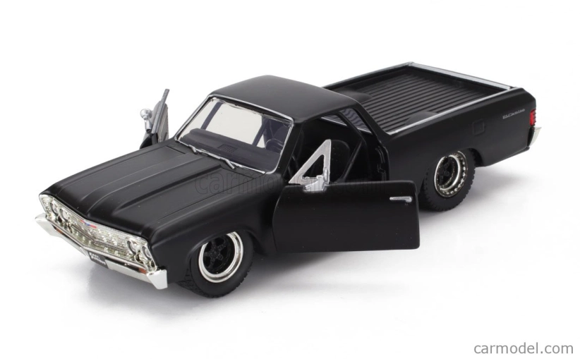 Jada Chevrolet El Camino Pick-up (ff10) Custom 1967 - Fast & Furious 1:32 Matt Black