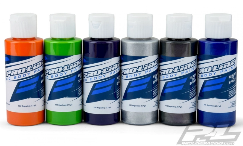 Súprava farieb na airbrush Pro-Line (6 ks 60 ml)