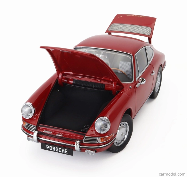 Kyosho Porsche 911 901 Coupe 1964 1:18 Značka Červená