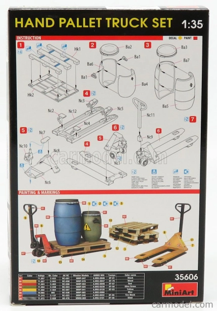 Miniart Accessories Hand Pallet Truck Set 1:35 /