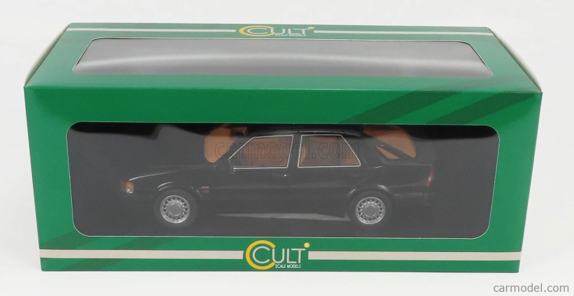 Modely v mierke Cult-scale Saab 9000 Turbo 1984 1:18 Black Met