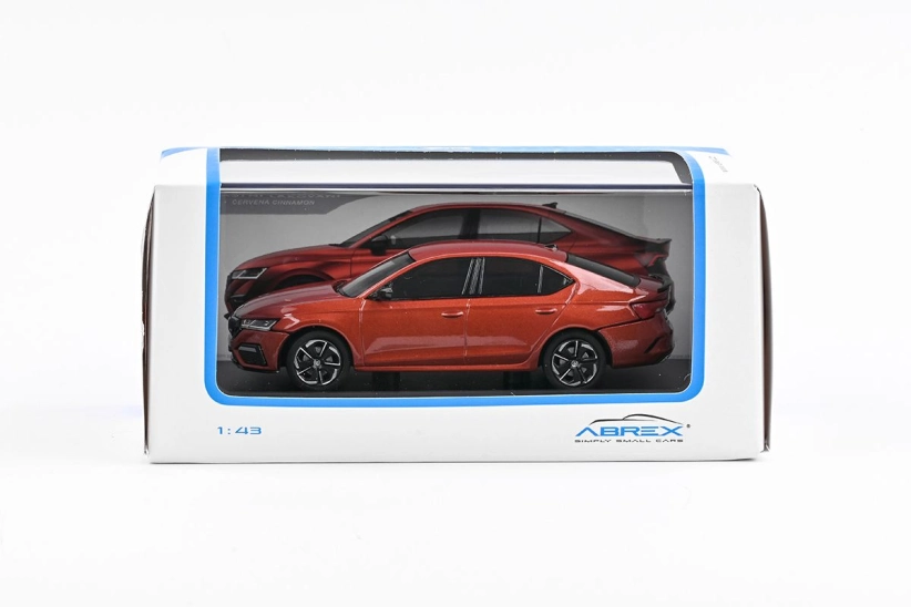 Abrex Škoda Octavia IV RS (2020) 1:43 - červená cinnamon metalíza