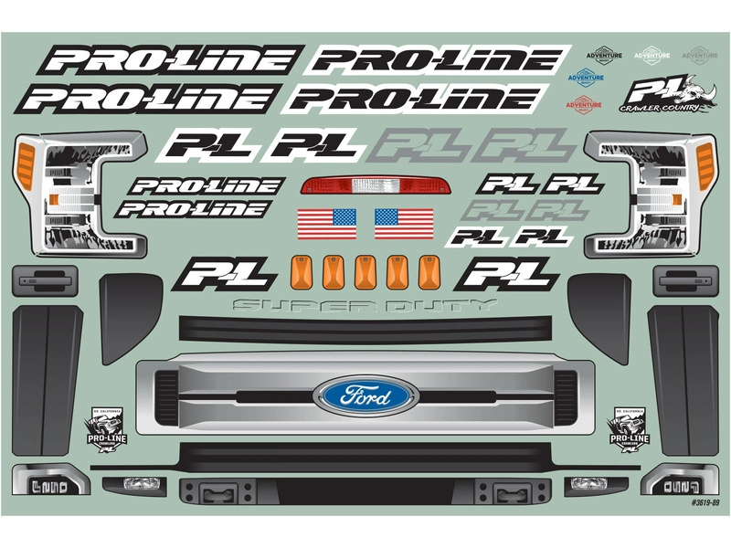 Karoséria Pro-Line 1:10 2017 Ford F-250 Super Duty (rázvor 313 mm)
