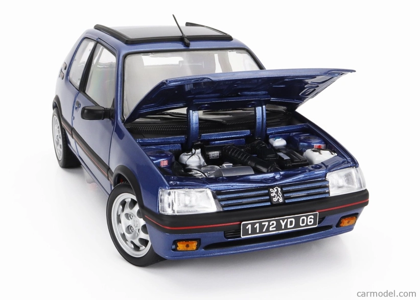 Norev Peugeot 205 1.9 Gti Pts Rims 1992 1:18 Miami Blue