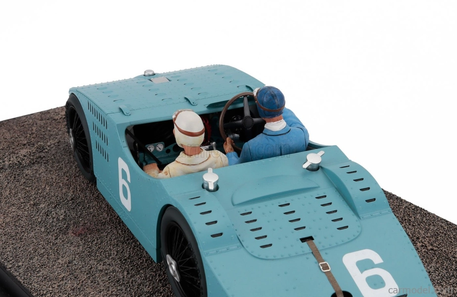 Le mans miniatures Bugatti F1  Type 32 N 6 3rd A.c.f. Gp 1923 With Pilot Driver Figures 1:18 Matt Blue
