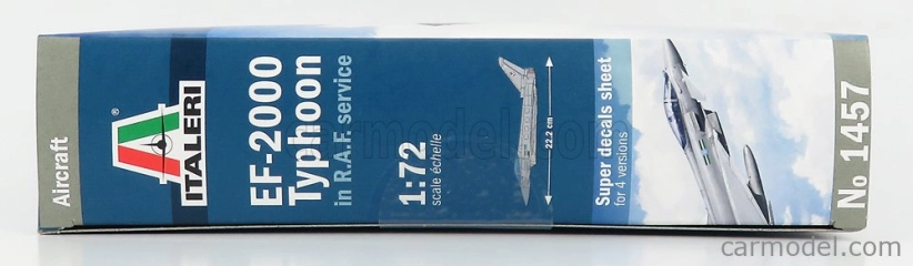 Italeri Eurofighter Ef-2000 Typhoon Airplane Military 1994 1:72 /