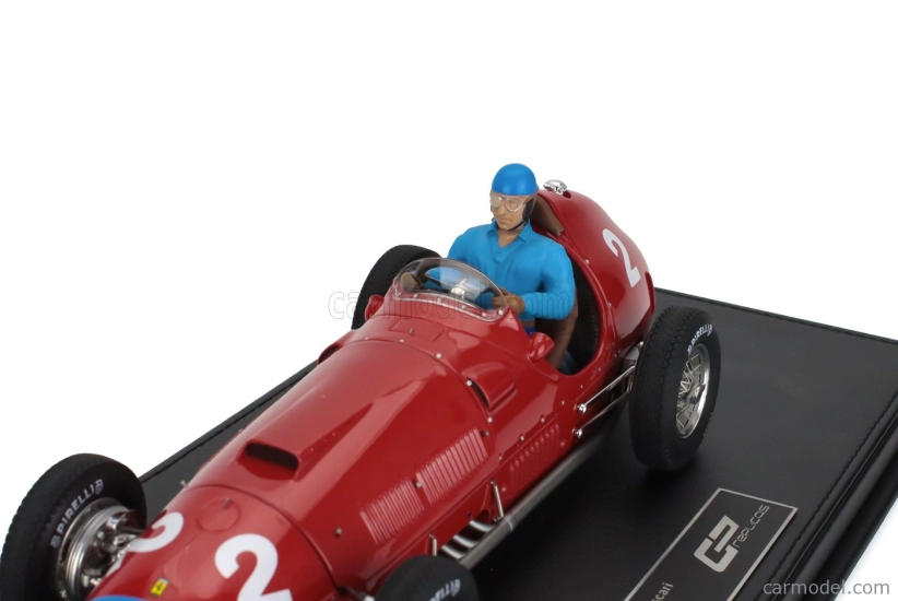 Gp-replicas Ferrari F1  375 N 2 Winner Italy Monza Gp (with Pilot Figure) 1951 Alberto Ascari 1:18 Red