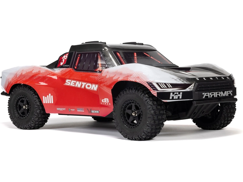 RC auto Arrma Senton 223S BLX 4WD 1:10 RTR DSC, červené