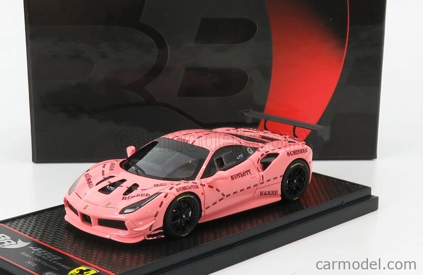 Bbr-models Ferrari 488 Challenge N 0 Rolex 24h Daytona 2018 1:43 Ružová