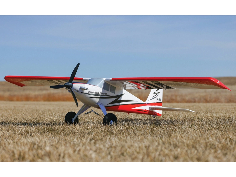 RC letadlo E-flite Turbo Timber Evolution 1.5m BNF Basic, plováky