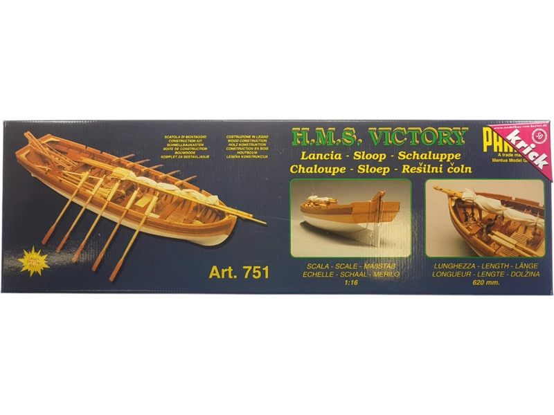 Mantua Model Victory šalupa 1:16 kit