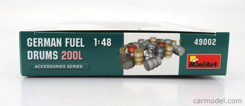 Miniart Accessories German Gasoline Fuel Drums 200 Litre 1:48 /