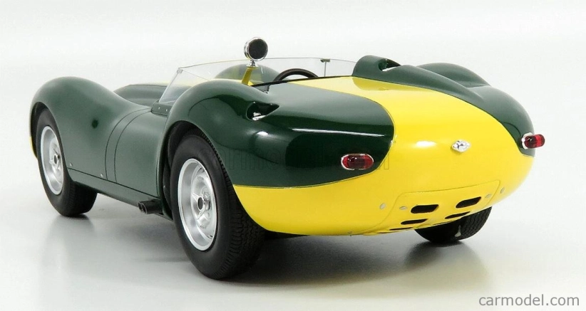 Matrix modely v mierke 1:18 Jaguar Lister 1958 Zeleno-žltá