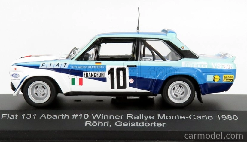Cmr Fiat 131 Abarth Team Fiat Italia N 10 1:43, bílá