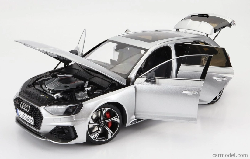 Nzg Audi A4 Rs4 Avant Sw Station Wagon 2020 1:18 Strieborná