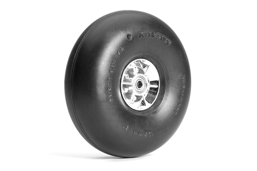 Superľahké SCALE kolieska BALLON 125 mm a guľ. ložiská, 1 ks