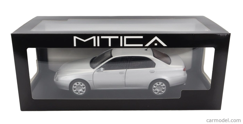 Mitica-diecast Alfa romeo 166 2.0 V6 Tb 1998 – Black Interior 1:18 Silver