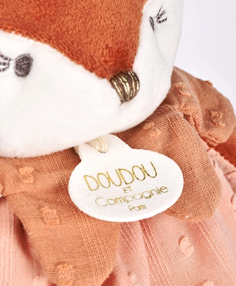 Doudou Darčeková sada Plyšový maznáčik líška Mina 29 cm