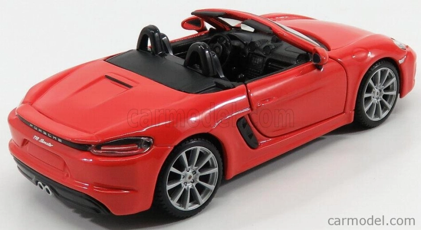 Bburago Porsche 718 Boxster 1:24 oranžová