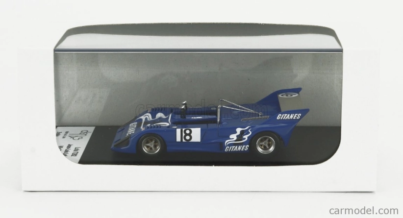 Trofeu Lola T292 N 18 Rally Vila Real 1973 Jean Luis Lafosse 1:43 Modrá