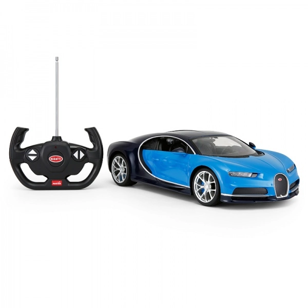 RC auto Bugatti Chiron, modrá