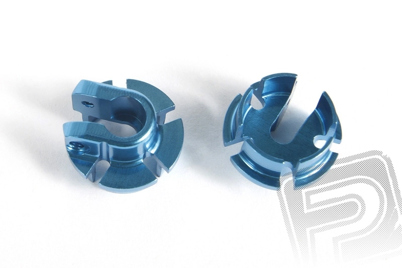 Modré hliníkové tanieriky tlmičov 12mm (2 ks.)