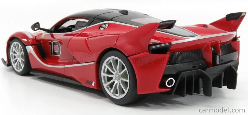 Bburago Ferrari FXX K 1:18 červená metalíza