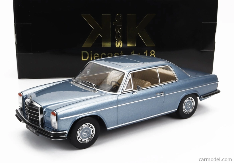 Kk-scale Mercedes benz 280c/8 (w114) Coupe 1969 1:18 Light Blue Met