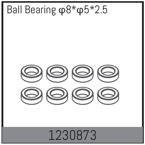 1230873 - Ball Bearing 8*5*2.5 (10)