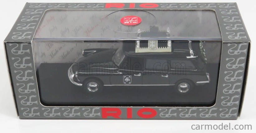 Rio-models Citroen Ds19 Break Pohrebné auto - Carro Funebre - pohrebný voz - 1963 1:43 čierna
