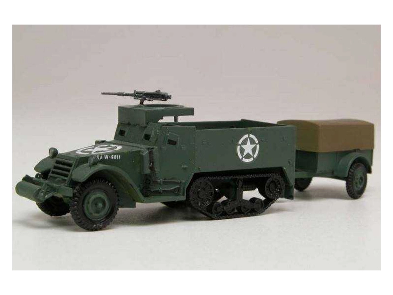 Airfix M3 Half Track, 1 Ton Trailer (1 : 76) (Vintage)