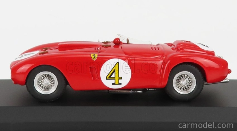 Umelecký model Ferrari 375 Plus 5.0l V12 Spider Team Scuderia Ferrari N 4 Winner 24h Le Mans 1954 Maurice Trintignant - Jose Froilan Gonzales 1:43 Red