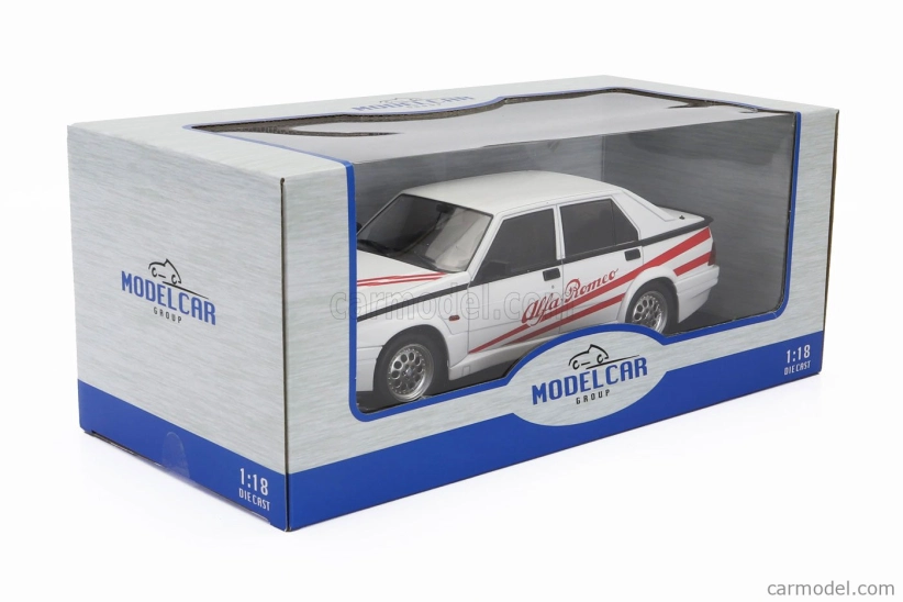 Mcg Alfa romeo 75 Turbo Evoluzione 1987 1:18 Bílá Červená